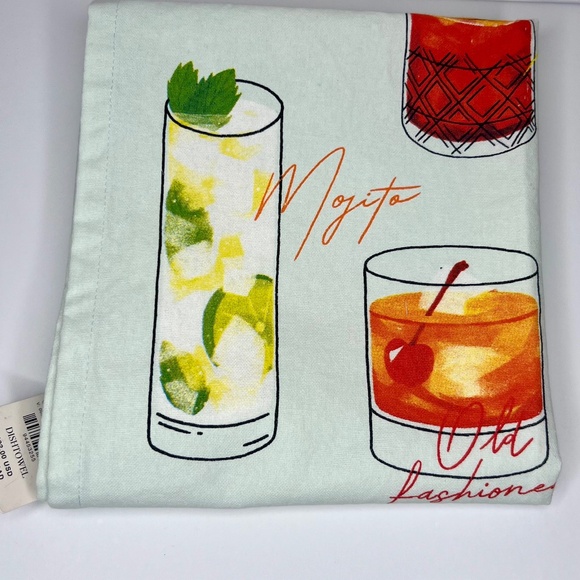 Anthropologie Drinks A-Z Dish Towel - Picture 3 of 5